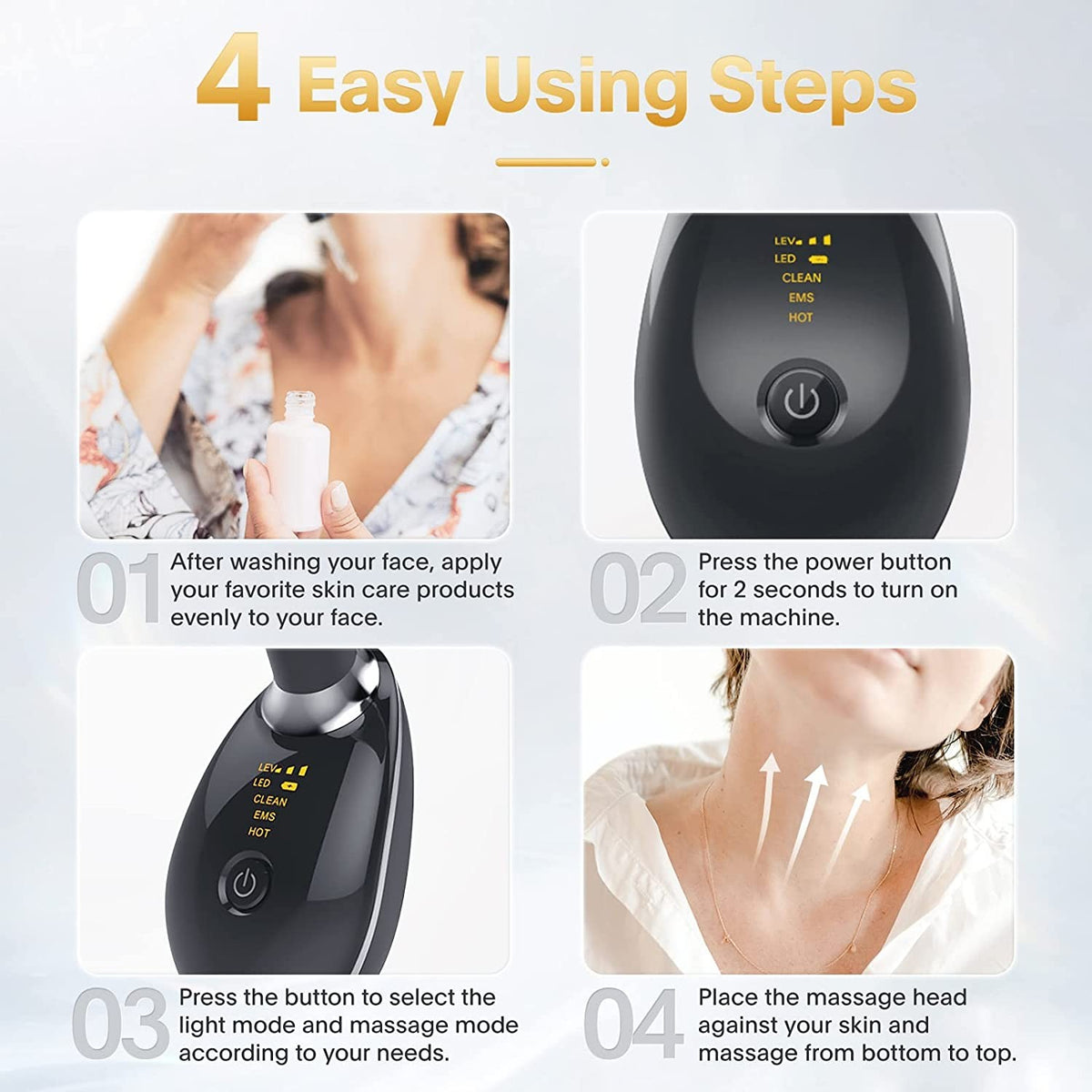 Massageador facial multi