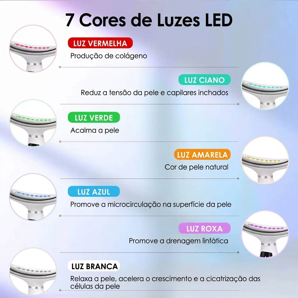 Massageador face e pescoço
